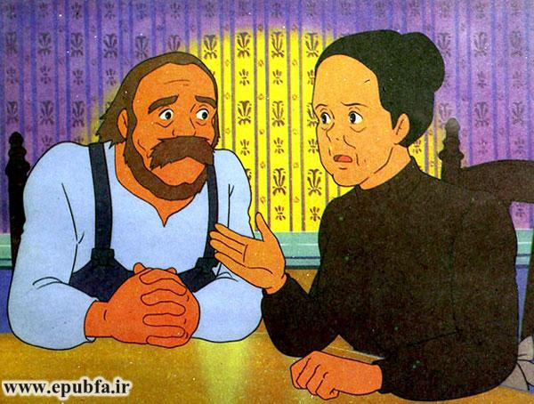 ماریلا به آشپزخانه برگشت و همهچیز را برای ماتیو گفت.